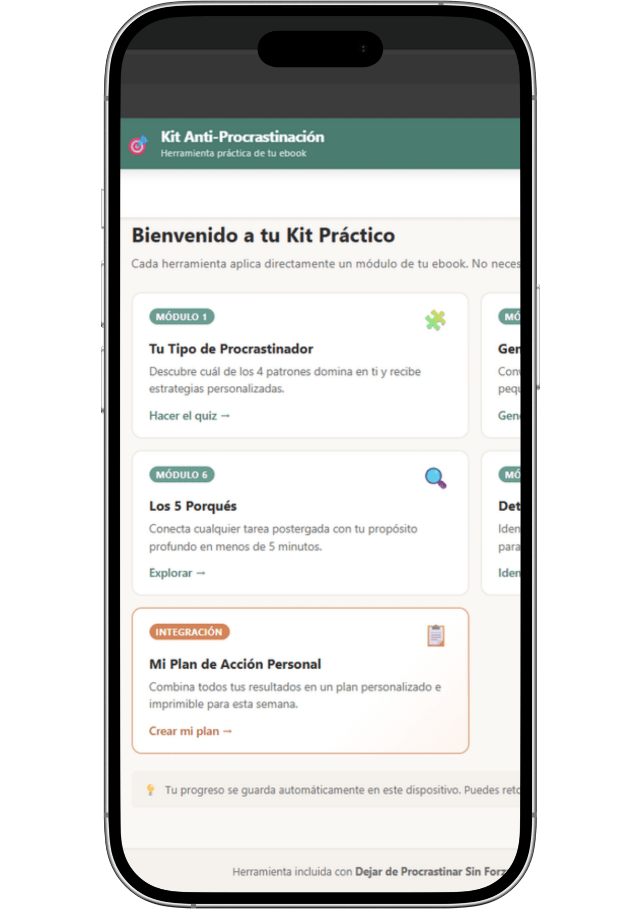 Deja de Procrastinar Sin Forzarte — Guía + Plan con IA